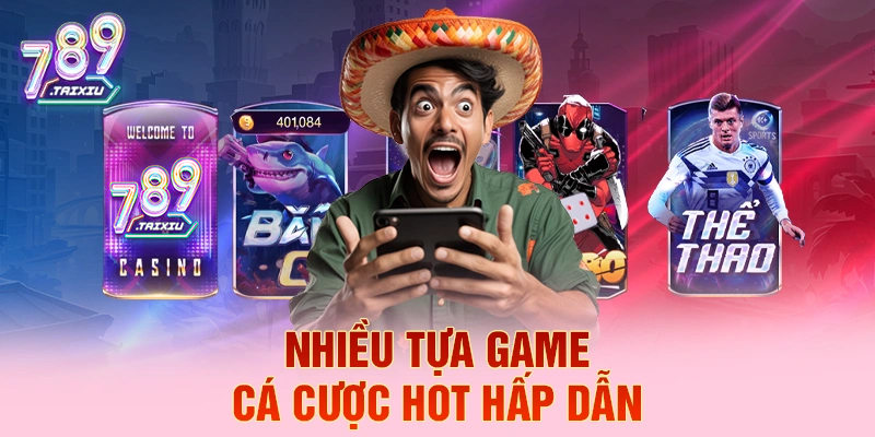 Đa dạng trò chơi tại lucky88